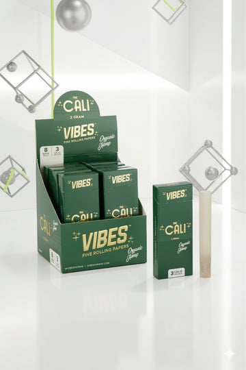 Cali by VIBES Organic Hemp 3PC 2gram BOX 8 PACK